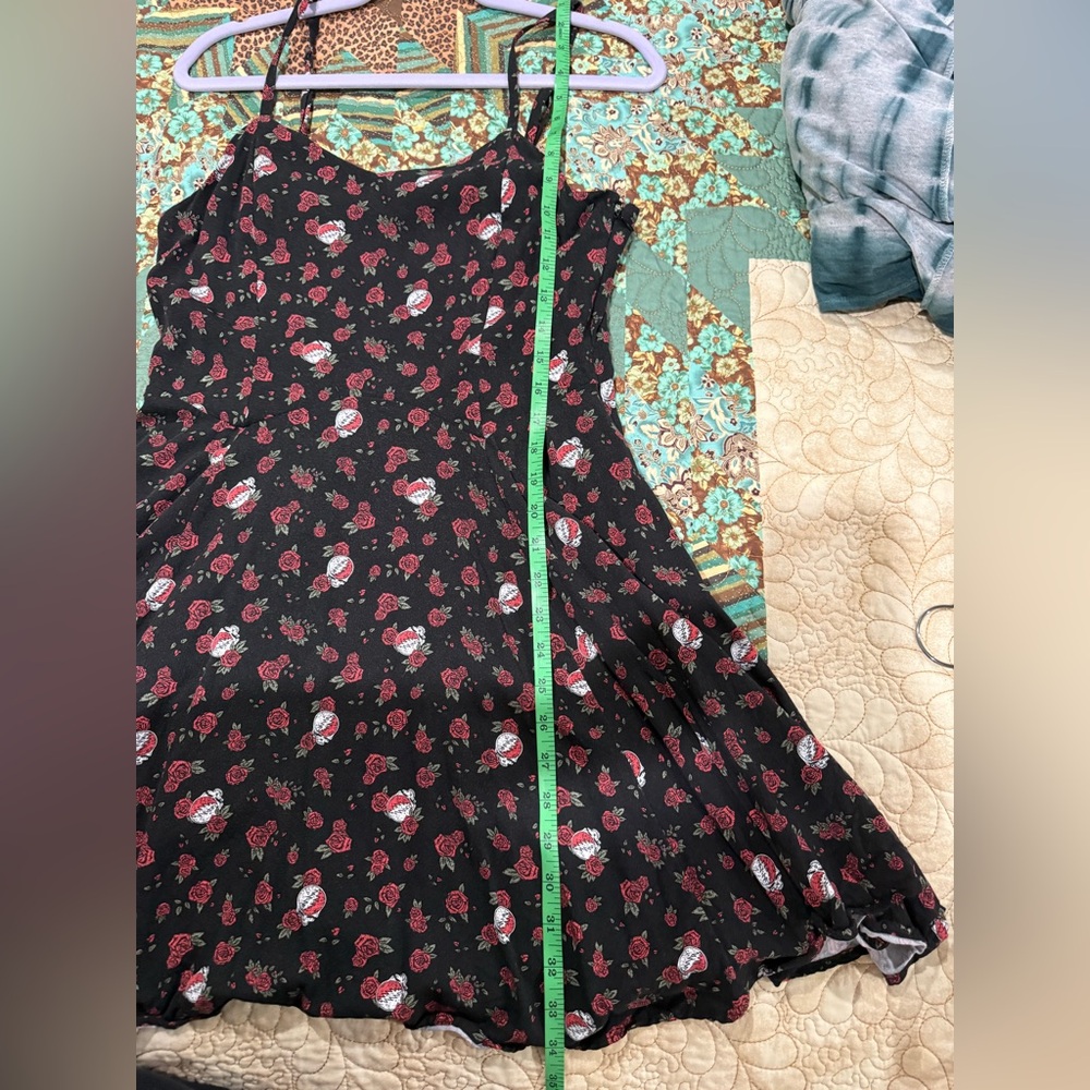 Grateful Dead by junk food spaghetti strap dress size large - Picture 7 of 9